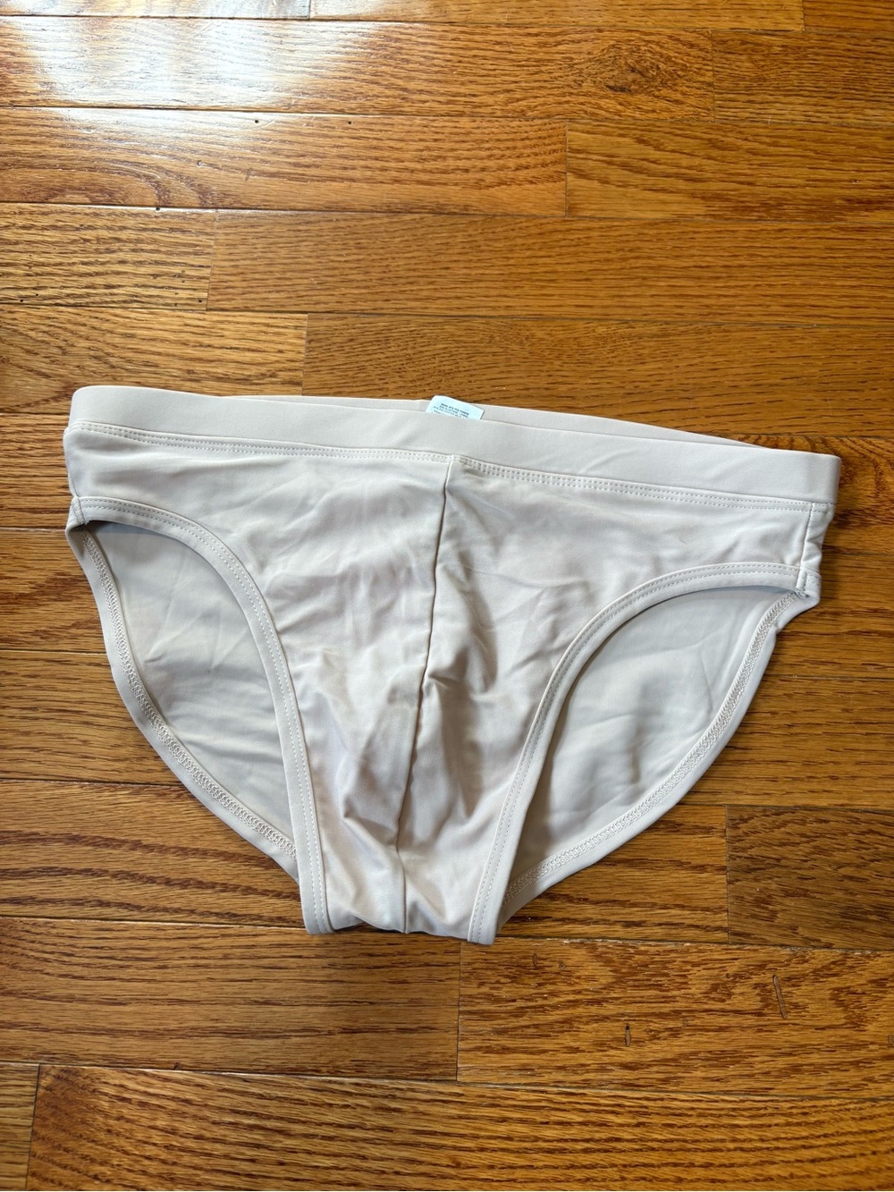 Men’s beige swim brief ASOS size S